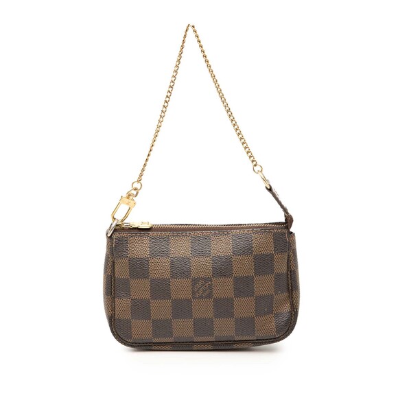 Pre-Loved Louis Vuitton Damier Ebene Mini Pochette Accessoires